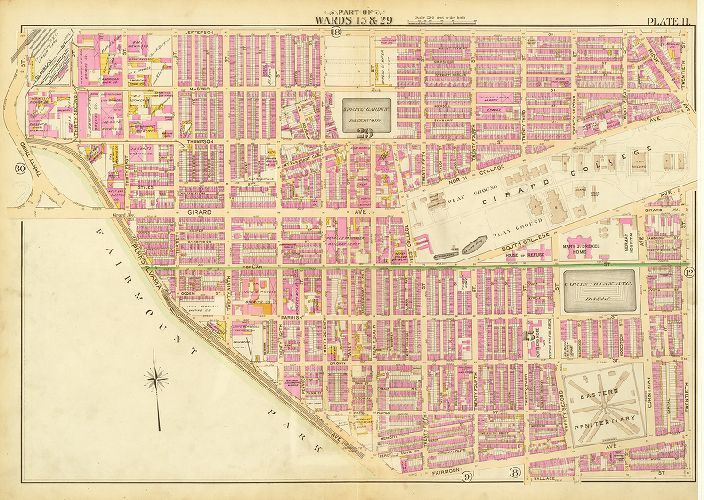 Plate 11, Atlas of the City of Philadelphia
