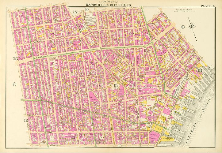 Plate 13, Atlas of the City of Philadelphia