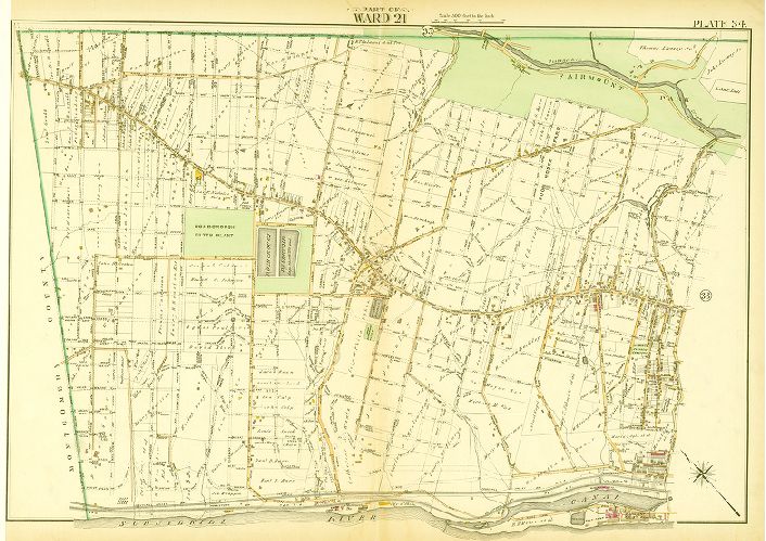 Plate 34, Atlas of the City of Philadelphia