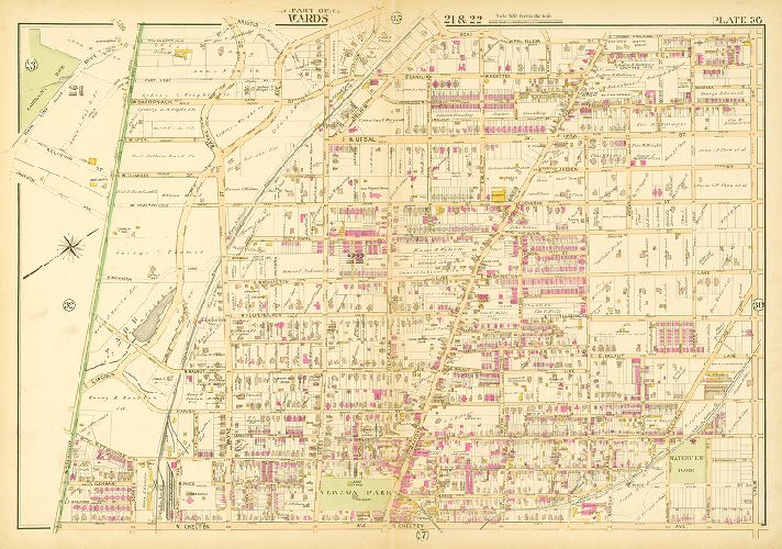 Plate 36, Atlas of the City of Philadelphia