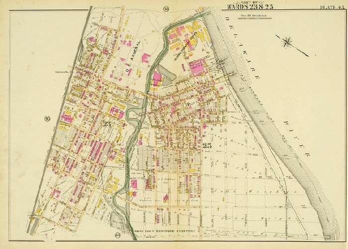 Plate 45, Atlas of the City of Philadelphia