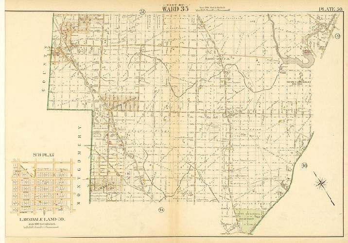 Plate 50, Atlas of the City of Philadelphia