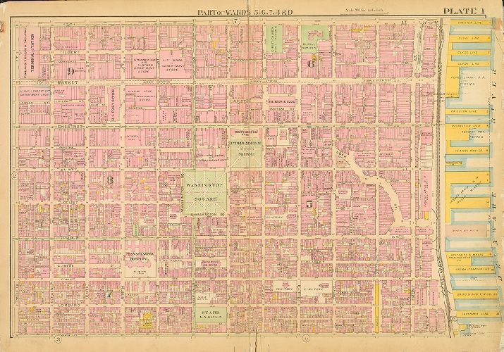Plate 1, Atlas of the City of Philadelphia