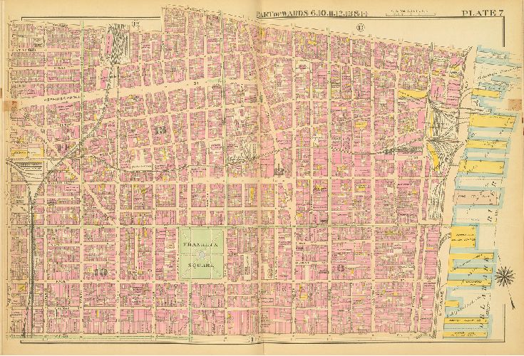 Plate 7, Atlas of the City of Philadelphia