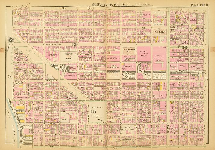 Plate 8, Atlas of the City of Philadelphia