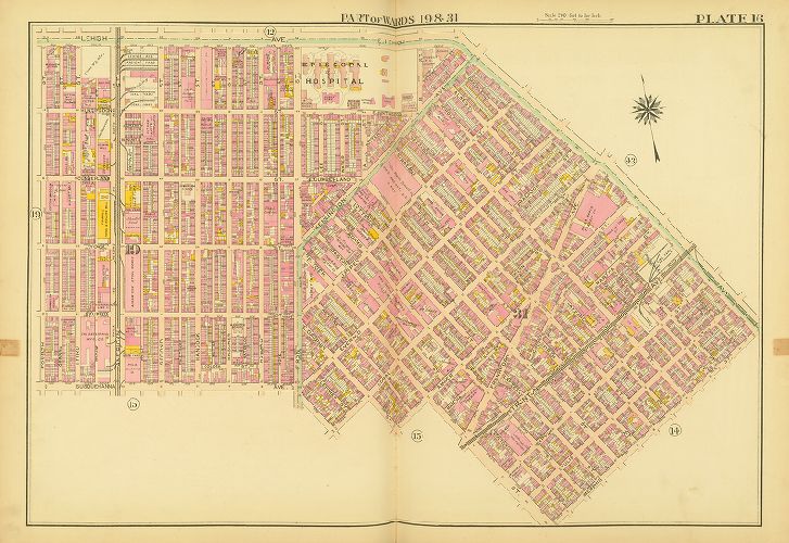 Plate 16, Atlas of the City of Philadelphia
