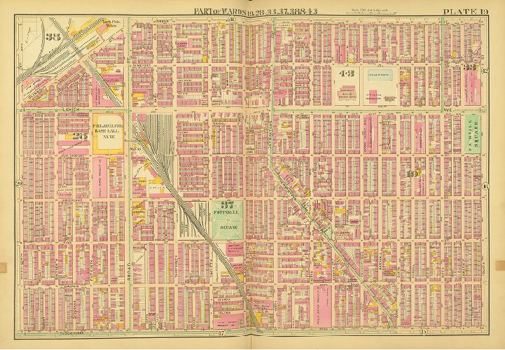 Plate 19, Atlas of the City of Philadelphia