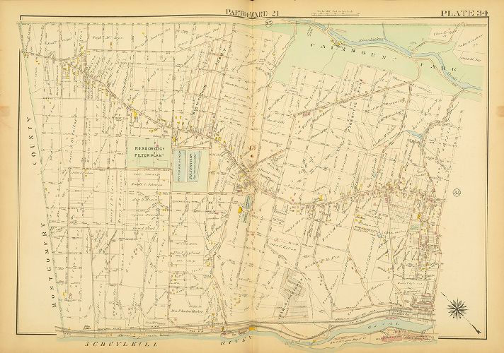 Plate 34, Atlas of the City of Philadelphia