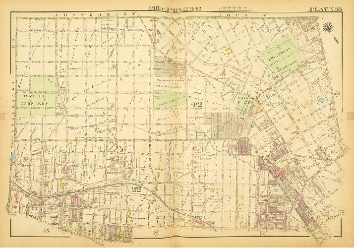 Plate 38, Atlas of the City of Philadelphia