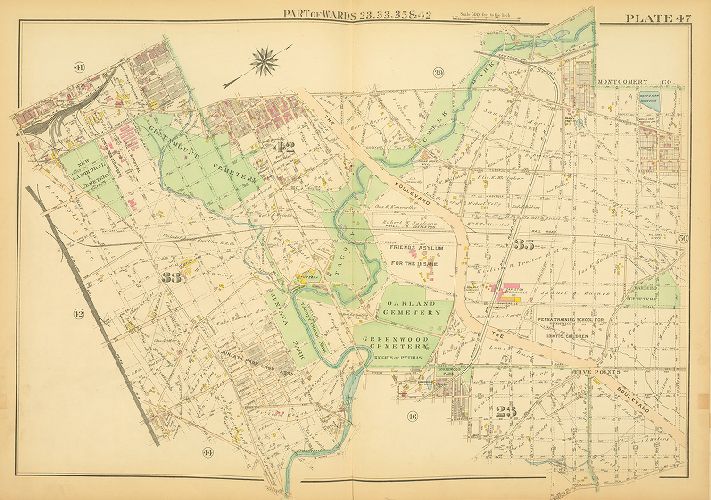 Plate 47, Atlas of the City of Philadelphia