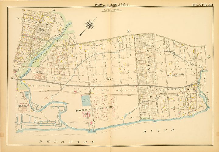 Plate 49, Atlas of the City of Philadelphia
