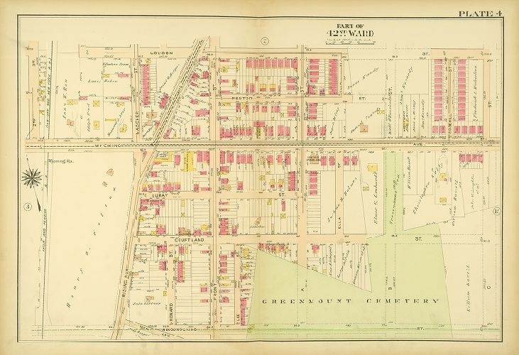Plate 4, Atlas of the City of Philadelphia. 42nd Ward