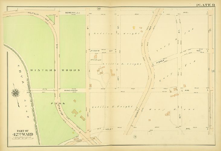 Plate 9, Atlas of the City of Philadelphia. 42nd Ward
