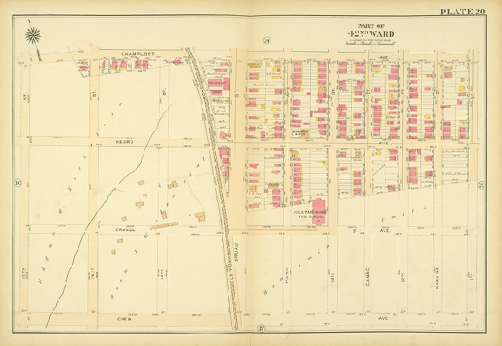 Plate 20, Atlas of the City of Philadelphia. 42nd Ward