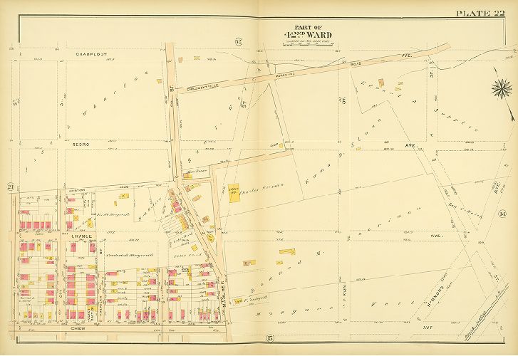 Plate 22, Atlas of the City of Philadelphia. 42nd Ward