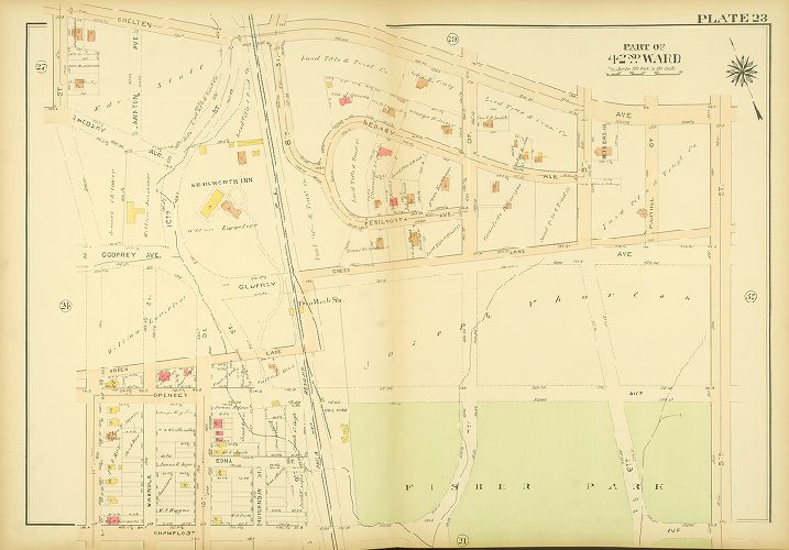 Plate 23, Atlas of the City of Philadelphia. 42nd Ward