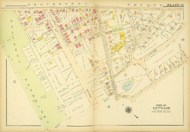 Plate 31, Atlas of the City of Philadelphia. 42nd Ward