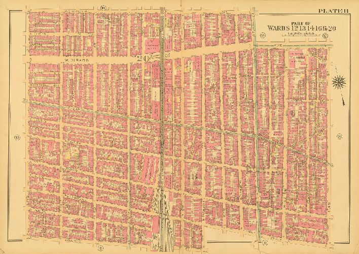 Plate 11, Atlas of the City of Philadelphia (Central)