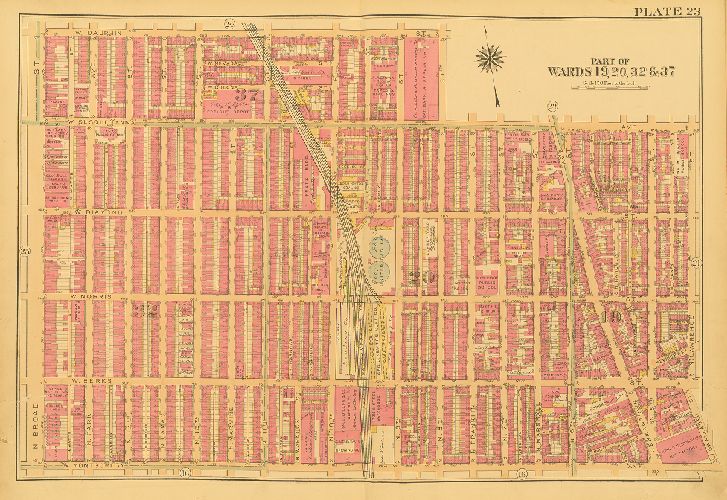 Plate 23, Atlas of the City of Philadelphia (Central)