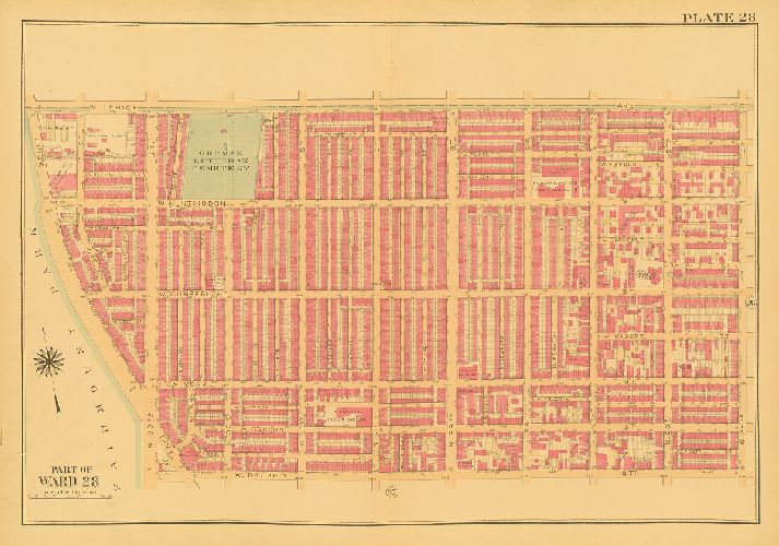 Plate 28, Atlas of the City of Philadelphia (Central)