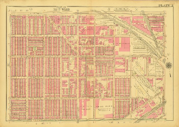 Plate 2, Atlas of the City of Philadelphia - North Phila.