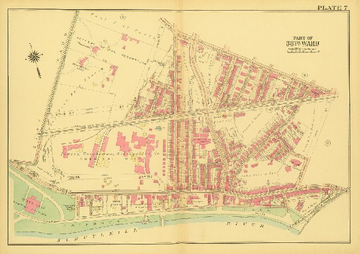 Plate 7, Atlas of the City of Philadelphia - North Phila.