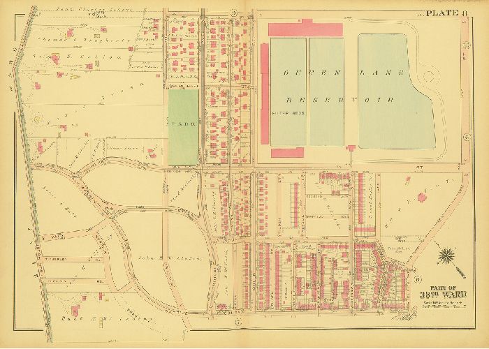 Plate 8, Atlas of the City of Philadelphia - North Phila.