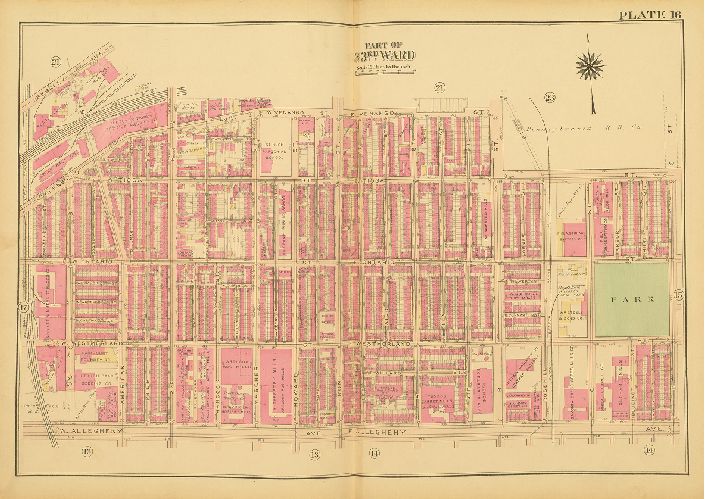 Plate 16, Atlas of the City of Philadelphia - North Phila.
