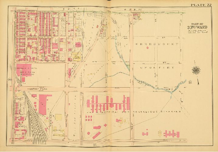 Plate 22, Atlas of the City of Philadelphia - North Phila.