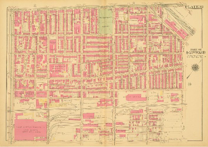 Plate 32, Atlas of the City of Philadelphia - North Phila.