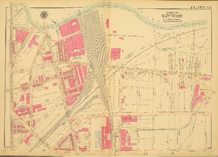 Plate 33, Atlas of the City of Philadelphia - North Phila.