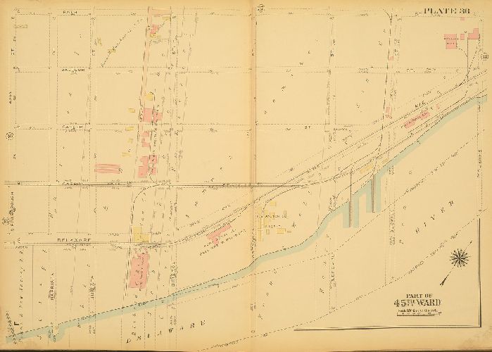 Plate 36, Atlas of the City of Philadelphia - North Phila.