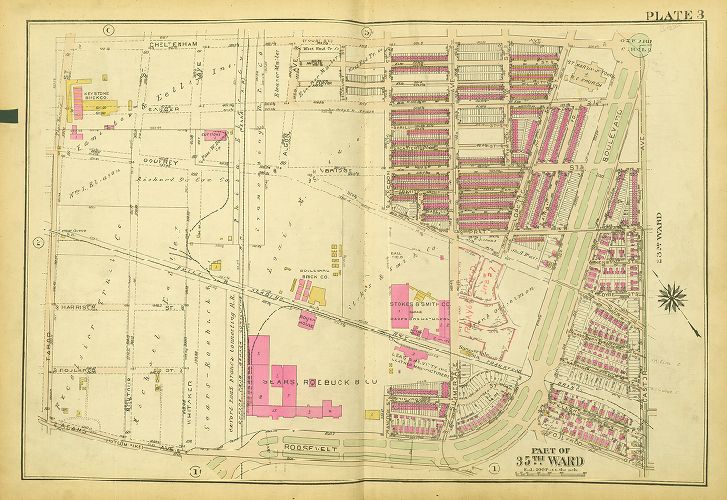 Plate 3, Atlas of the City of Philadelphia
