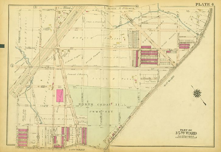 Plate 4, Atlas of the City of Philadelphia