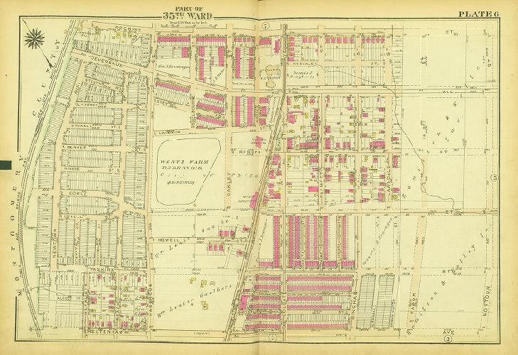 Plate 6, Atlas of the City of Philadelphia