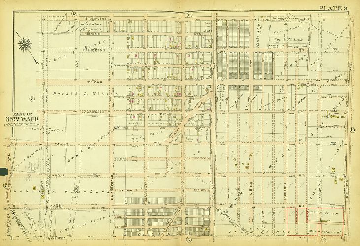 Plate 9, Atlas of the City of Philadelphia