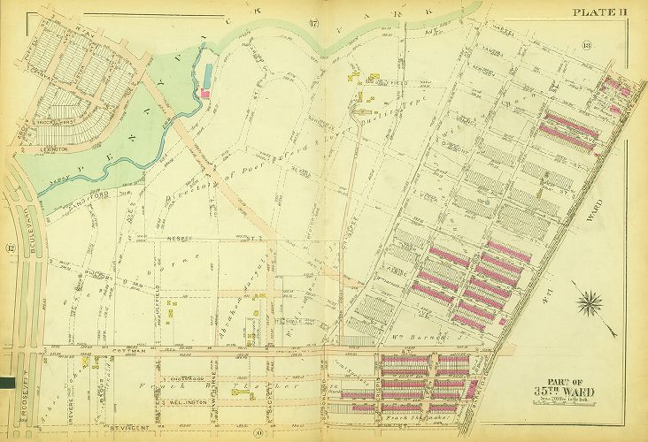 Plate 11, Atlas of the City of Philadelphia