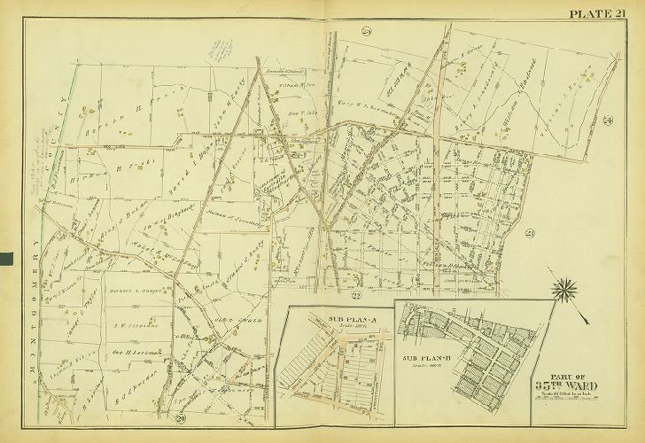 Plate 21, Atlas of the City of Philadelphia