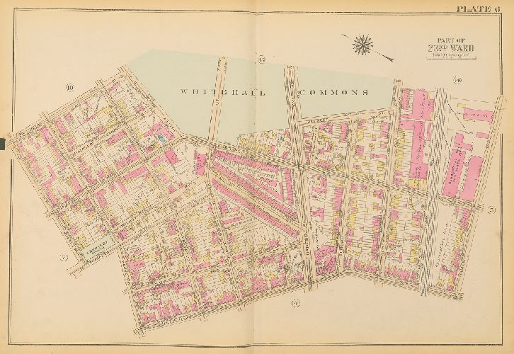 Plate 6, Atlas of the City of Philadelphia. 23rd & 41st Wards