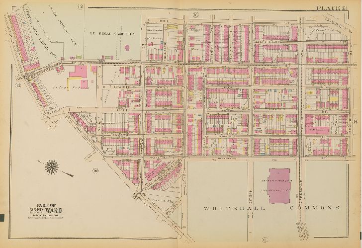 Plate 13, Atlas of the City of Philadelphia. 23rd & 41st Wards