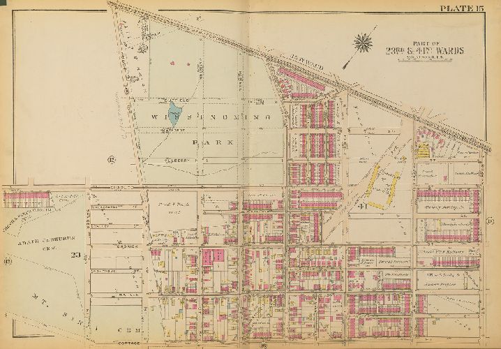 Plate 15, Atlas of the City of Philadelphia. 23rd & 41st Wards