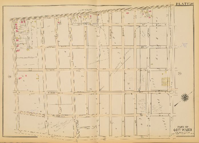 Plate 26, Atlas of the City of Philadelphia. 23rd & 41st Wards