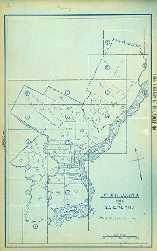 Map Index, Philadelphia Street Map