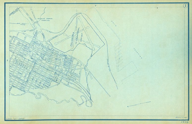 Plate 1, Philadelphia Street Map