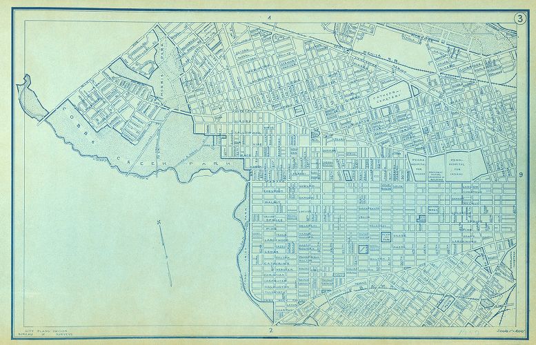Plate 3, Philadelphia Street Map