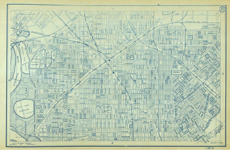 Plate 10, Philadelphia Street Map