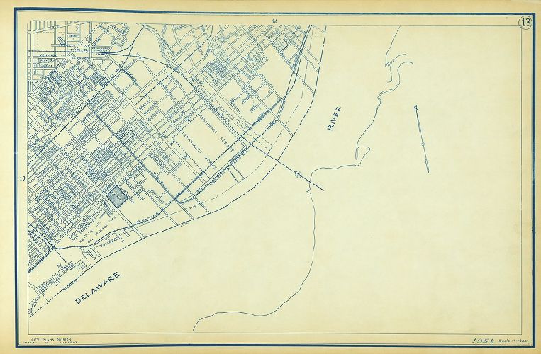 Plate 13, Philadelphia Street Map
