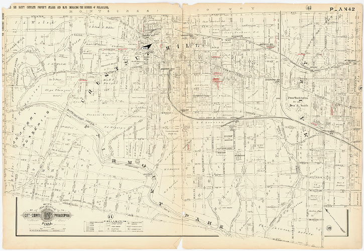 Plan 42, Baist's Property Atlas of the City and County of Philadelphia, Penna.