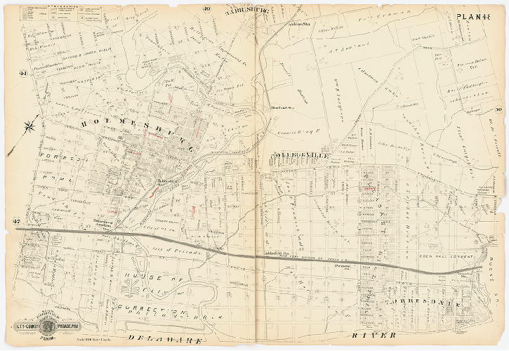 Plan 48, Baist's Property Atlas of the City and County of Philadelphia, Penna.
