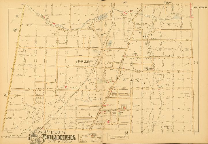 Plate 31, Baist's Atlas of the City of Philadelphia, Penna.